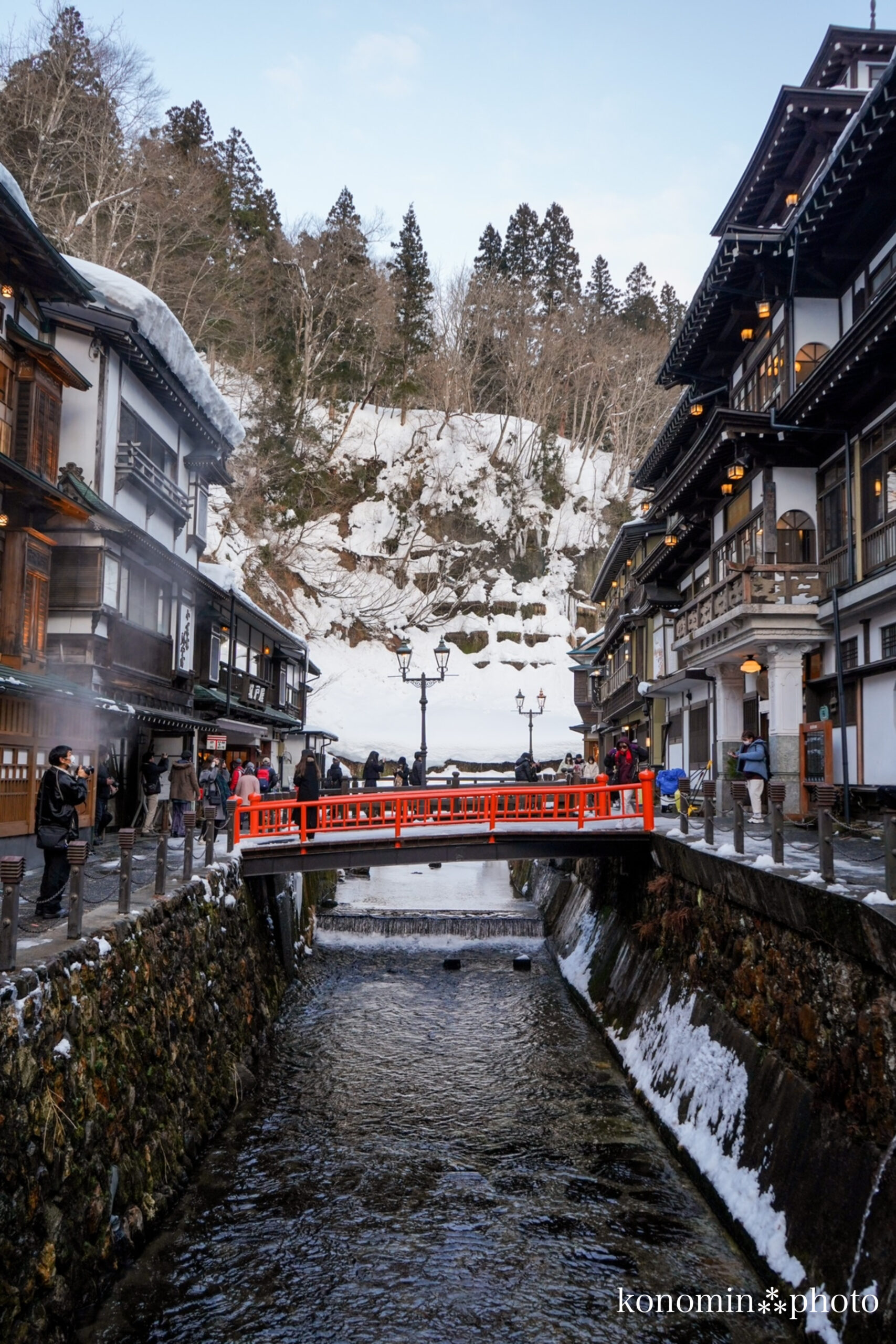 写真で見る冬の銀山温泉！おすすめの写真スポットを紹介 田舎ごりら